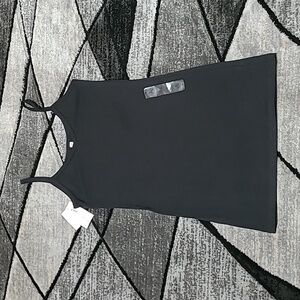 BUCKLE BLACK EXTRA LONG TWO-WAY TANK-TOP PRICE FIRM